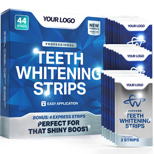 Bandes blanchissantes pour les dents, 22 paires, blanchiment au peroxyde d'urée pour adultes, élimination des taches dentaires, nettoyage de la plaque dentaire - Product Image 2