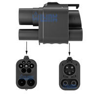 Adaptateur de charge CC 200 kW direct usine, connecteur EV CCS2 vers CCS1, charge rapide, adaptateur CCS2 vers CCS1