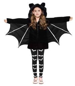 Capa de Murciélago para Niños y Niñas, Blusa con Capucha Negra, Disfraz de Vampiro para Halloween, Juego de Imitación - Product Image 2