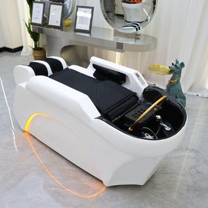 Chaise de lavage de cheveux Zxm Hair Therapy, circulation d'eau, massage complet du corps, lit de lavage de cheveux, spa capillaire - Product Image 5