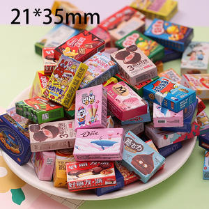 <span class=keywords><strong>Maison</strong></span> de jeu alimentaire DIY pour enfants avec mini-machine à poupées et accessoires de bijoux, boîte à collation en bois de simulation, magasin de proximité - Product Image 6