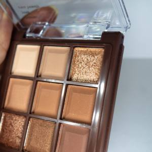 Nouvelle tendance en gros professionnel personnalisé 9 couleurs métallisé chocolat fard à paupières Palette visage utilisation brun couleur ton <span class=keywords><strong>maquillage</strong></span> des yeux - Product Image 3
