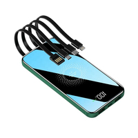 Batterie externe haute capacité 30000mAh, chargeur portable pour téléphone portable, batterie externe sans fil 30000mAh
