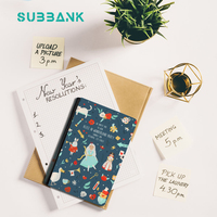 Carnet de notes créatif portable en cuir A5 Subbank Sublimation avec couverture amovible et impression recto