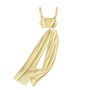 Conjunto elegante de 2 piezas para <span class=keywords><strong>mujer</strong></span>, top y traje ajustado, venta al por mayor - Product Image 5