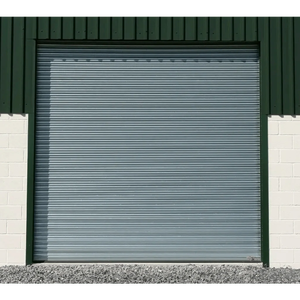 Portes <span class=keywords><strong>à</strong></span> enroulement isolées <span class=keywords><strong>en</strong></span> aluminium Hanyu, anti-effraction, automatiques, pour ferme, finition moderne, <span class=keywords><strong>extérieur</strong></span>, légères - Product Image 2