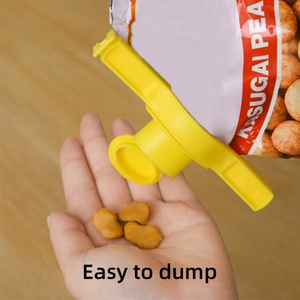 <b>Bag</b> Clips Plastic Pour Chip Double Opening Seal Closing <b>Bread</b> Snack Kitchen Household Food Storage Sealing Clip - Product Image 4