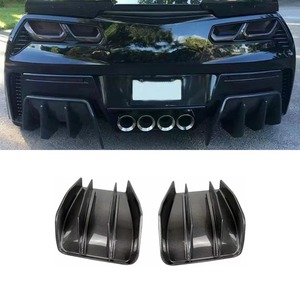 Alerón trasero con aspecto de fibra de carbono real para Chevrolet Corvette C7 2014-2019, kit de carrocería, accesorios para coche - Product Image 1