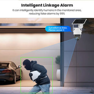 كاميرا مراقبة بدقة 4 ميجابكسل مع خاصية الكشف بالذكاء الاصطناعي، مقاومة للماء IP66، تعمل بتقنية الجيل الرابع، بطارية 16000 مللي أمبير، لوحة شمسية 36 واط، رؤية ليلية ملونة، كشف الحركة، اتصال صوتي ثنائي الاتجاه، بطاقة ذاكرة - Product Image 5