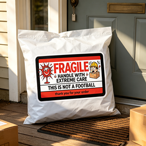 Etichette Adesive Fragile per Spedizioni in Rotolo, 3x2 Pollici, con Disegni di Bicchieri di <span class=keywords><strong>Vino</strong></span>, per Imballaggi E-commerce - Product Image 5
