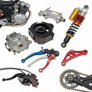 Mecanizado CNC Personalizado para Piezas de Motocicleta, Componentes de Alta Precisión en Aluminio Anodizado, Latón y Acero, Fresado y Torneado - Product Image 1