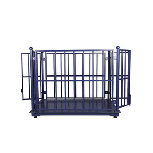 <span class=keywords><strong>Balance</strong></span> au sol numérique de 3 tonnes de capacité maximale, 1*1,5 m, pour peser les animaux, Balanzas Ganadera avec clôture de 80 cm de hauteur - Product Image 4