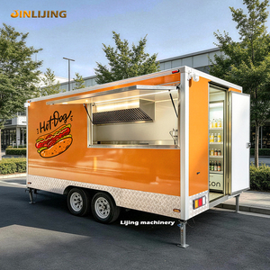 <span class=keywords><strong>Remolque</strong></span> de Comida JINLIJING de 13 pies, Personalizado, Totalmente Equipado, Resistente a la Corrosión, para Venta de Hot Dogs - Product Image 1