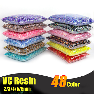 แก้วคริสตัล SS6เจลลี่ AB 2มม. ทำจากเรซินพลอยเทียมไม่ผ่านความร้อน VC สำหรับงานศิลป์แบบทำมือสำหรับเสื้อผ้ารองเท้ากระเป๋าเล็บ - Product Image 3