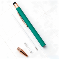 Stylo bille rétractable en métal avec écran tactile en aluminium, idéal pour la promotion sportive, la vente en gros, la personnalisation de logo et les activités d'entreprise
