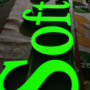 Letras Luminosas 3D LED, Letrero Comercial Grande con Iluminación Frontal para Edificios y Oficinas, Control Remoto - Product Image 5