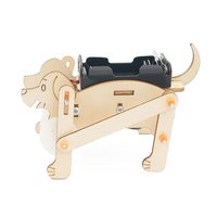 Kit de puzzle en bois pour chien robot DIY, jouet STEM Montessori pour enfants, modèle 3D, expérience scientifique, projet de construction, idée cadeau