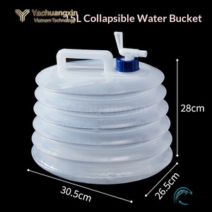 Yachuangxin Foldable Hydration Bladder 10L Leak Proof with Tap for Hiking and Camping Eco-Friendly - Product Image 3