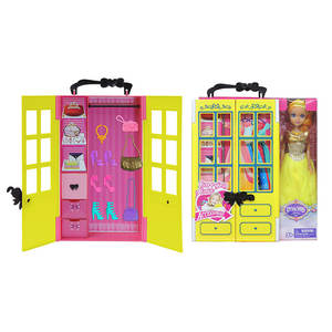 Armario de Vinilo Premium Tamaño Ejecutivo para Muñecas, con Decoración a Juego, Cuerpo Moldeado por Soplado, Empaquetado en Caja con Ventana, Suministro al por Mayor - Product Image 2