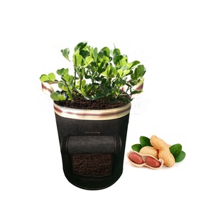 <span class=keywords><strong>Maceta</strong></span> con mango personalizada, bolsa de jardín de fieltro de 3/5/7 galones, bolsas de cultivo de tela no <span class=keywords><strong>tejida</strong></span>, color negro, venta al por mayor - Product Image 3