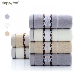 Serviette de bain de luxe très absorbante, 100% en coton, éponge douce, vente en gros, pour hôtel