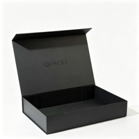 Coffret cadeau magnétique de luxe personnalisé, imperméable, avec sac en papier gaufré, logo UV, pelliculage mat