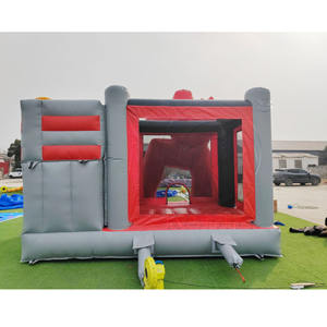 Structure gonflable populaire pour adultes, château gonflable de <span class=keywords><strong>jeu</strong></span> sportif, château gonflable <span class=keywords><strong>héros</strong></span> de dessin animé avec toboggan - Product Image 5