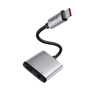 UGREEN <strong>2</strong>-in-1 USB-C to 3.5mm Headphone &amp; Charger Adapter with DC <strong>Output</strong> and PD 60W Fast Charging - Product Image 1