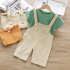 Camisetas con Rayas Verticales, Trajes de Esmoquin, Monos de Dos Piezas, Ropa Infantil China, Compra al por Mayor de China - Product Image 3