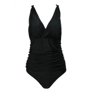 ชุดว่ายน้ำแบบเรียบง่าย สีพื้น ชุดชายหาด ชุดบิกินี่แบบชิ้นเดียว ชุดว่ายน้ำผู้หญิงสำหรับขาย - Product Image 1