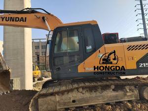 Excavadora Hyundai 215VX sobre orugas de servicio pesado de 20 toneladas de Corea utilizada con componentes de núcleo de engranaje y buen precio - Product Image 2