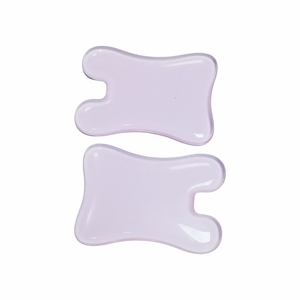 Herramienta Gua Sha de Vidrio Transparente Rosa al por Mayor para la Rutina Diaria de Cuidado de la Piel y Masaje Corporal de Meridianos - Product Image 5