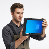 Tableta Robusta de 10.1 Pulgadas con Windows 10, Tableta Industrial IP67 con RJ45, HDMI, NFC, UHF, RFID para Servicios de Fabricación Electrónica