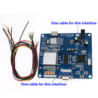 Câble convertisseur de signal vidéo HD LCD RGB/CGA/EGA/YUV vers HDMI/VGA pour machine de jeu d'arcade à monnayeur