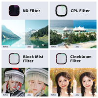 Kit de filtres magnétiques pour téléphone K1 MagiFilter 7-en-1, filtres d'objectif d'appareil photo pour iPhone 16 17 18 Pro Max CPL ND16 VND Black Mist UV
