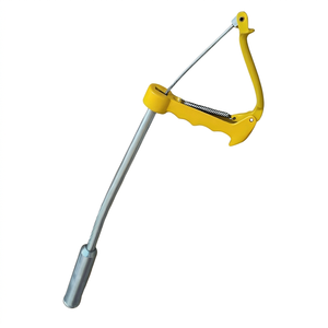 Pistolet d'administration de bolus de calcium en acier inoxydable pour animaux de grande taille, réutilisable, outil vétérinaire pour l'administration de médicaments et la santé animale - Product Image 1