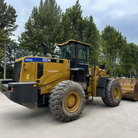 Wheel Loader Diesel SEM 660D 6 Ton Bekas, Mesin Weichai, Pompa Hidrolik CAT, Daya Gali Kuat 6 Ton, Backhoe Loader 4x4