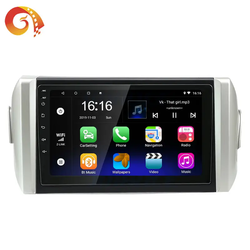 Tất Cả Trong Một 10 Android Tv Âm Nhạc Stereo Hệ Thống Âm Thanh Xe Hơi Dvd Player Cho Toyota Innova Crysta Với Xe Video