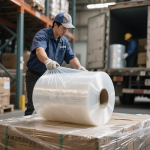 T1018A (vendita calda) copertura informazioni trasparente pellicola estensibile fabbrica del mondo fatto Cast pellicola estensibile pellicola di alta qualità - Product Image 4