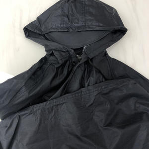 Impermeable con Tira Reflectante Estilo Militar, Azul Marino, Verde Militar, Poncho de Senderismo Individual, Poliéster PVC Impermeable - Product Image 3