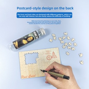 Puzzle en tube personnalisé, mini-puzzle en papier de 150 pièces pour adultes, jeu de décompression, vente en gros, fabricant - Product Image 3