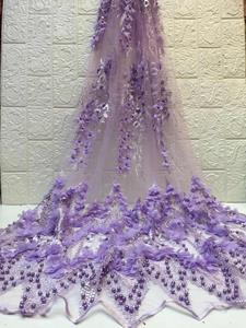 Nhà Máy Giá cao quý Bridal ren gowns váy vải 3D hoa đính cườm ren vải với đá - Product Image 3