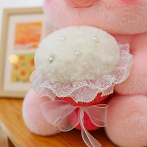 ของเล่นตุ๊กตาใหม่สำหรับของขวัญวันวาเลนไทน์ของเด็กผู้หญิง-ช่อดอกไม้และตุ๊กตาหมูตัวเล็ก - Product Image 2