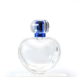 香水瓶50ml 30mlハート型化粧用ガラス瓶