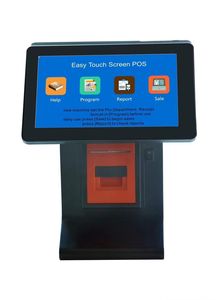 블랙 컬러 E86D <span class=keywords><strong>ECR</strong></span> 머신 간편 조작 올인원 터치스크린 금전 등록기 내장 프린터 및 현금 서랍 포함 - Product Image 6