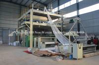 Ligne de production entièrement automatique de non-tissés Spunbond à grande vitesse de 3,2 m, moteur de 8 à 10 tonnes de capacité pour produits d'hygiène médicale