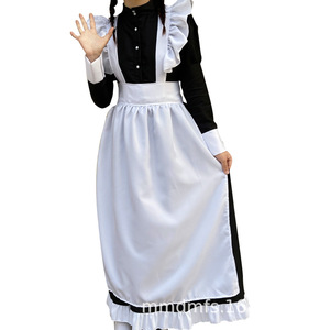 Black And <b>White</b> Maid Outfit Gothic Long Dress For Women Anime Costume S 4XL - Product Image 1