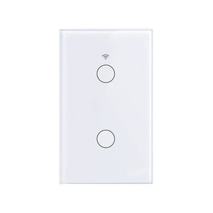 Interruptor de Pared Inteligente WiFi Tuya Edición EE. UU., Indicador LED, Compatible con <span class=keywords><strong>Alexa</strong></span>, <span class=keywords><strong>Control</strong></span> <span class=keywords><strong>Remoto</strong></span> RF433, 10A Máx., <span class=keywords><strong>Control</strong></span> por Voz, PC Eléctrico - Product Image 3