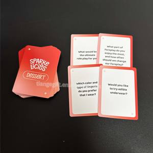 Custom 160 Question Cards Colorful Casado Parejas Relaciones Juegos de cartas para parejas - Product Image 4