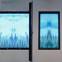 Ventanas Abatibles y Oscilobatientes de PVC/UPVC Minimalistas Personalizadas para Hoteles Fuson, Ventana de Doble Acristalamiento